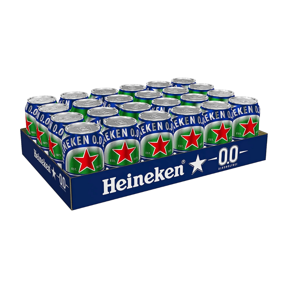 Heineken 0.0 Non-Alcoholic (Casex24) Cans