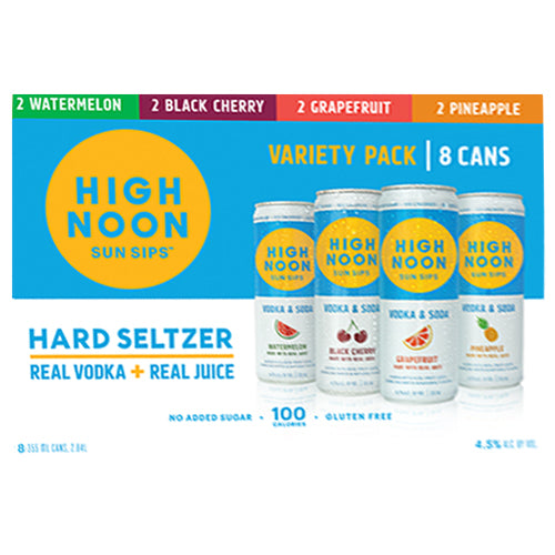 High Noon Hard Seltzer Variety (8-pack)