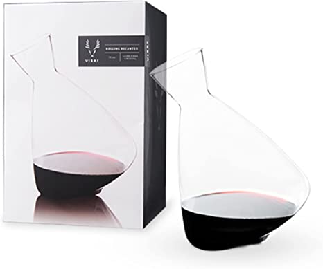 Crystal Rolling Decanter