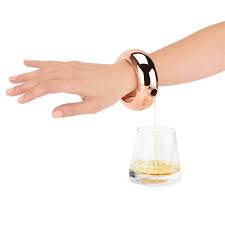 Rose Gold Bangle Flask