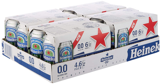 Heineken 0.0 Non-Alcoholic (Casex24)  cans