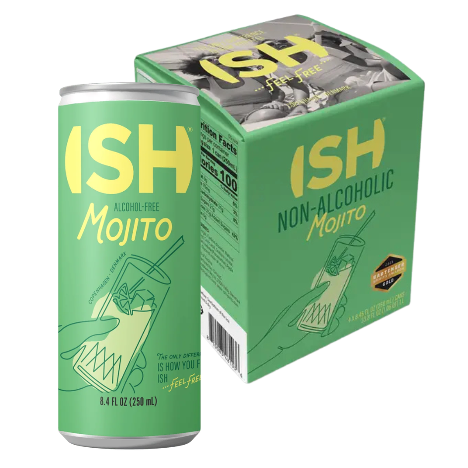 ISH Non-Alcoholic Mojito (4-Pack)