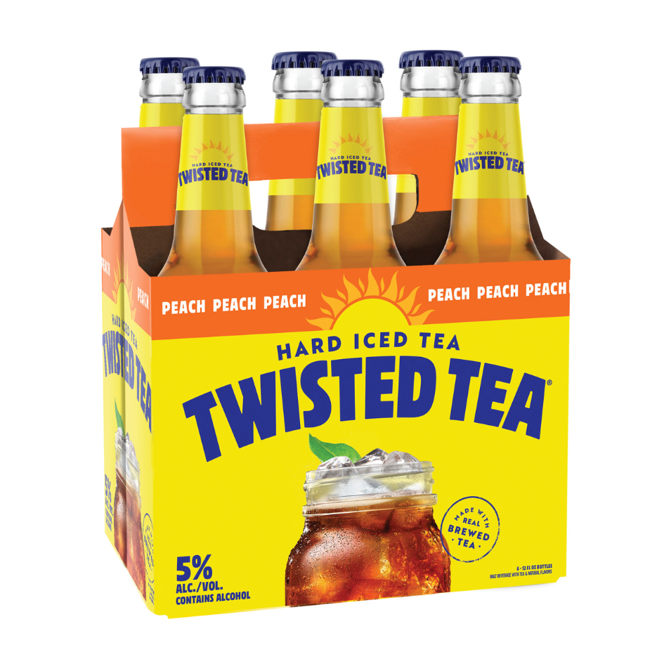 Twisted Tea Peach (CASE 4x 6-pack)