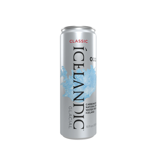 Icelandic Glacial Classic Sparkling Water Can (10 Pack)