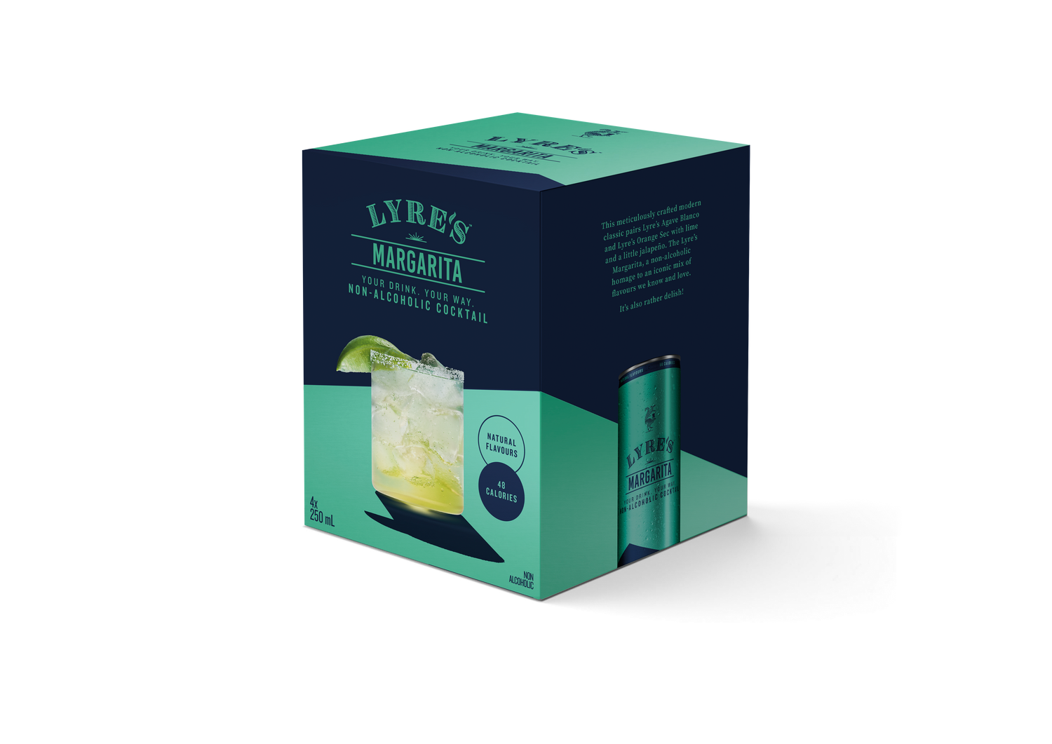 Lyre's Non-Alcoholic Margarita (4-Pack)