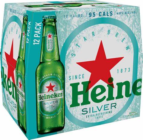 Heineken Silver ( Case ) bottles