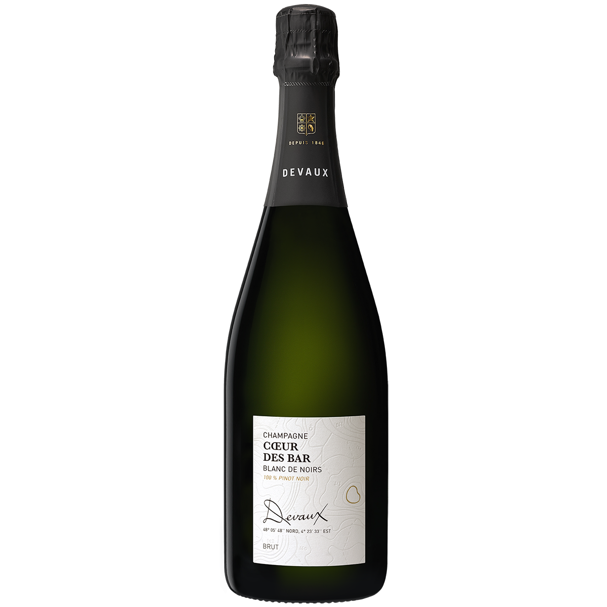 Devaux Champagne 'Coeur des Bar' Blanc de Noirs Brut N/V