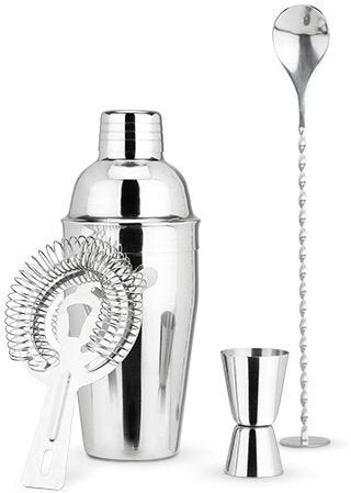 Stainless Steel Barware Set (4 piece)